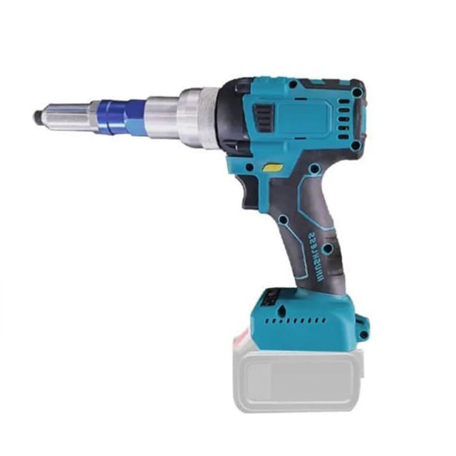 Para Makita, pistola remachadora eléctrica con batería de 18V, destornillador sin escobillas, remache aplicable, herramienta de remachado inalámbrico de 2,4-4,8mm (sin batería)