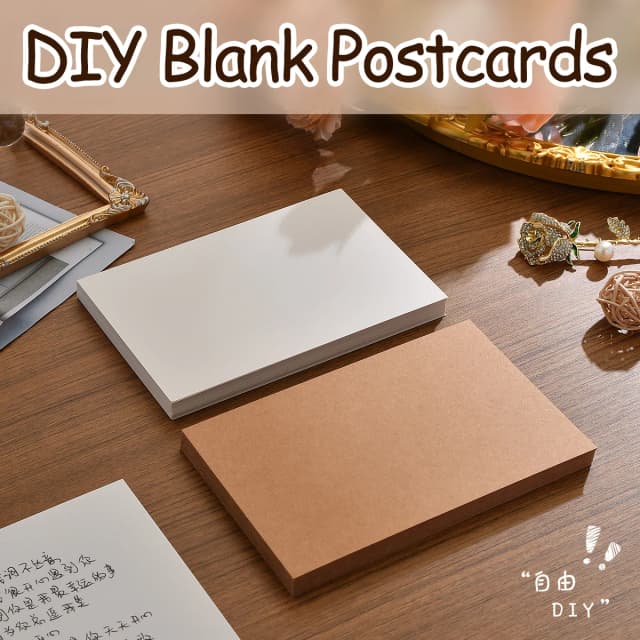 50/100 Uds. Tarjetas duras en blanco gruesas-tarjetas artesanales en blanco tarjetas de arte DIY tarjetas Flash para dibujo DIY/tarjetas Flash/notas de inicio