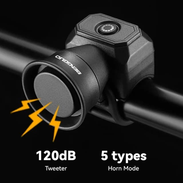 Bocina para Bicicleta, Batería para Bicicleta de Montaña/Carga USB, Impermeable, Timbre Electrónico para Bicicleta, Equipo de Ciclismo, Accesorios para Patinete Infantil