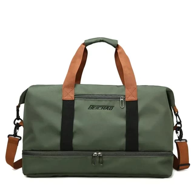 Bolsa de gimnasio de viaje de gran capacidad, equipaje de corta distancia, bolsas de Fitness portátiles, bolsos de hombro tipo bandolera, deportes para hombres, impermeable B