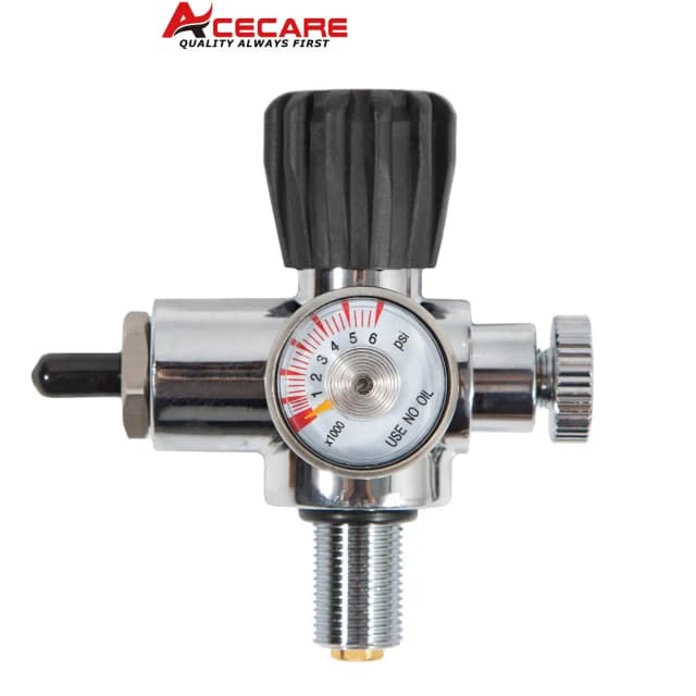 ACECARE-estación de llenado de válvula de alta presión, sistema de carga DIN, tanque de CO2 HPA, 300Bar, 4500PSI, 30Mpa