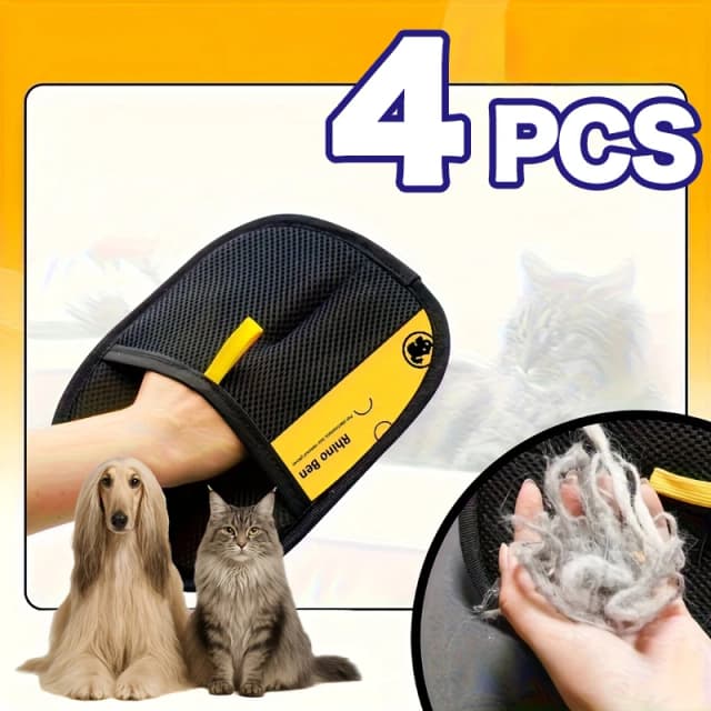 Guantes para depilación de mascotas, cepillos, herramienta para quitar el pelo de perros y gatos, limpieza, colección de sofá, alfombra, ropa, casa
