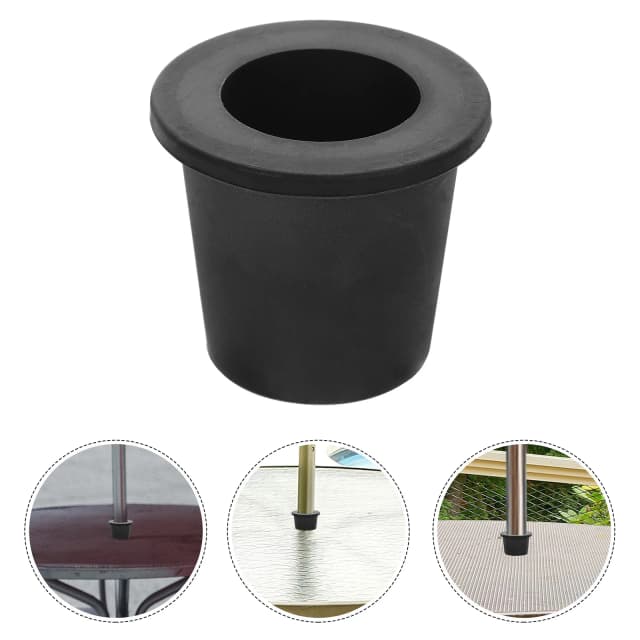 Herramienta de fijación de silicona para paraguas al aire libre, enchufe de agujero más grueso, mesa de anillo para sombrilla de Patio