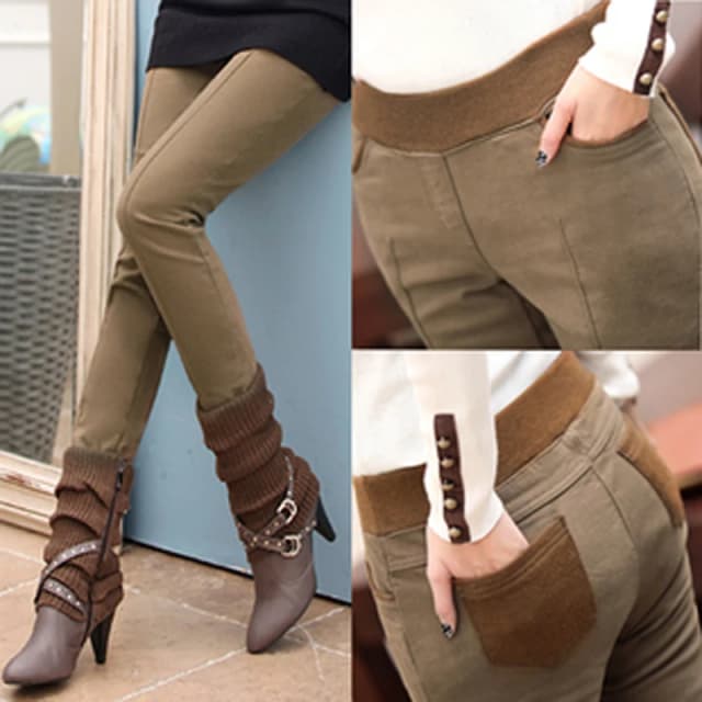 Ropa S-4XL, pantalones pitillo para mujer, cintura alta, ajustados, negros, terciopelo grueso, cálidos Leggings de invierno, Jeggings, pantalones femeninos