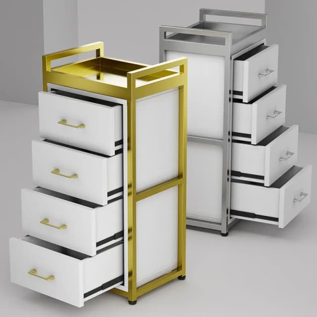 Carro de soporte para manicura, muebles de salón, carrito profesional para el hogar, rodillos para servir comida, bandeja de belleza rodante móvil