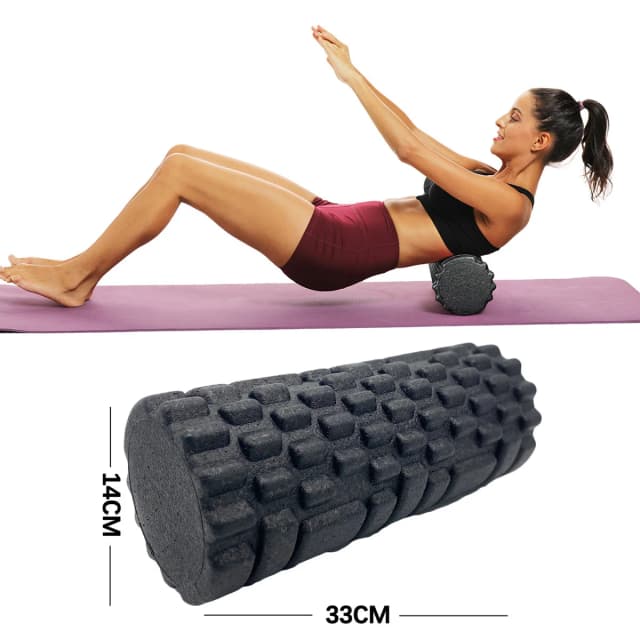 Rodillo de espuma para Fitness, rodillo de masaje para Yoga, EPP, Pilates, rodillo de masaje muscular corporal, ejercicios de terapia, gimnasio, ejercicio en casa, 30/33cm