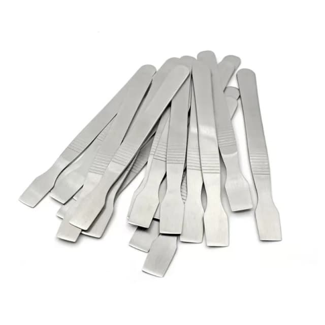 Herramientas de reparación de teléfonos de alta calidad, cuchillo raspador de estaño de Metal con memoria, pasta de soldadura, cuchillo mezclador, apertura de palanca para reparación de iPhone, 1/2/4 Uds.