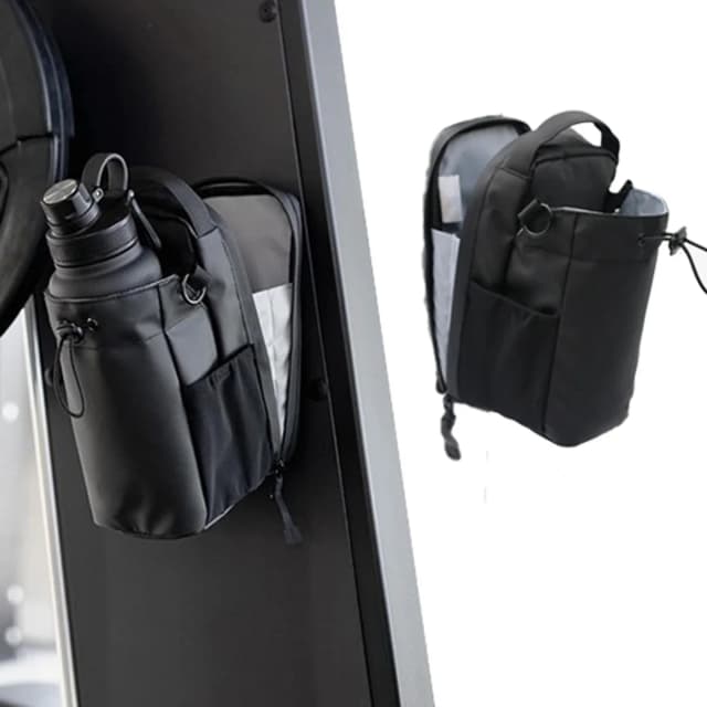 Bolsa de gimnasio magnética, bolsa de transporte magnética de gran capacidad con bolsillo para teléfono, bolsa portátil para botella de agua para gimnasio, organizador de accesorios de gimnasio