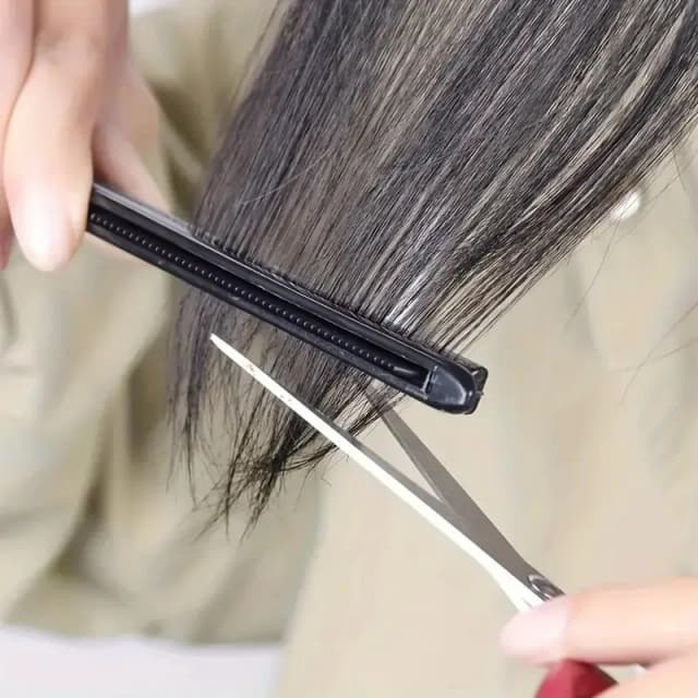 Peine en V para peluquería, acabado de cabello desordenado, férula alisadora, herramienta de peinado, Clip especial para pelucas de cabello