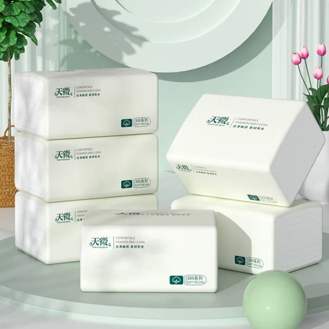 30 paquetes de estuche completo de 200 hojas de papel higiénico, servilletas de registro al por mayor, papel tisú Facial en relieve, toallas de papel para el hogar