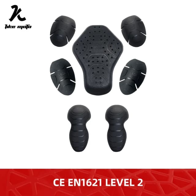 CE nivel 2 Moto motocicleta espalda codo rodilla hombro Protector chaqueta insertar engranaje armadura Motocross carreras proteger almohadilla de protección