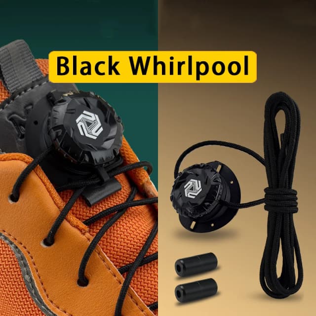Cordones con hebilla giratoria a la moda, cordones automáticos sin corbatas, zapatillas para niños y adultos, cordones para zapatos sin atar, accesorios para zapatos, 1 par/2 pares