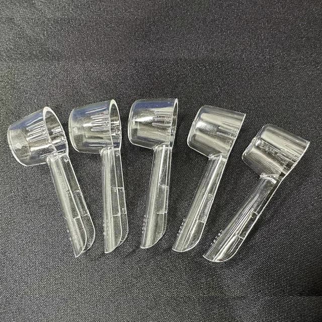 Cubierta protectora para Oral B Braun Tooth, soporte de tapa, cabezales de cepillo de dientes eléctrico, estuche de viaje para mantener limpio, 5/10 unidades