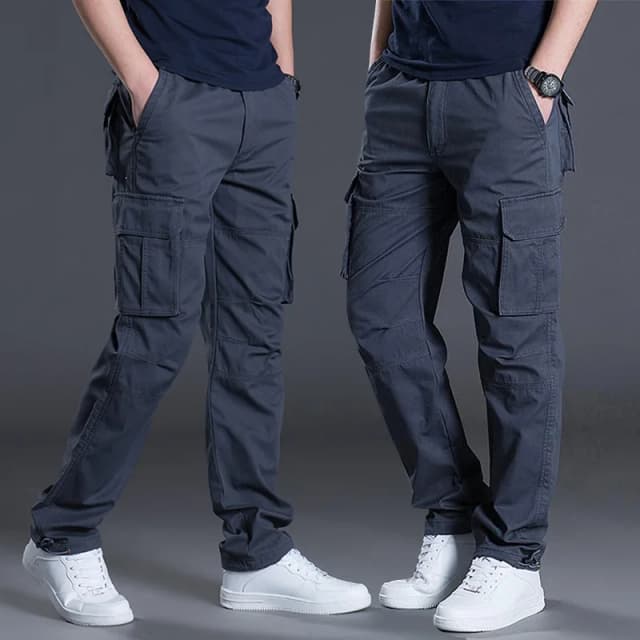 Pantalones Cargo para Hombre, ropa de trabajo de algodón para verano y primavera, novedad en talla grande 6XL, pantalones de chándal informales para escalar, pantalones de otoño para Hombre