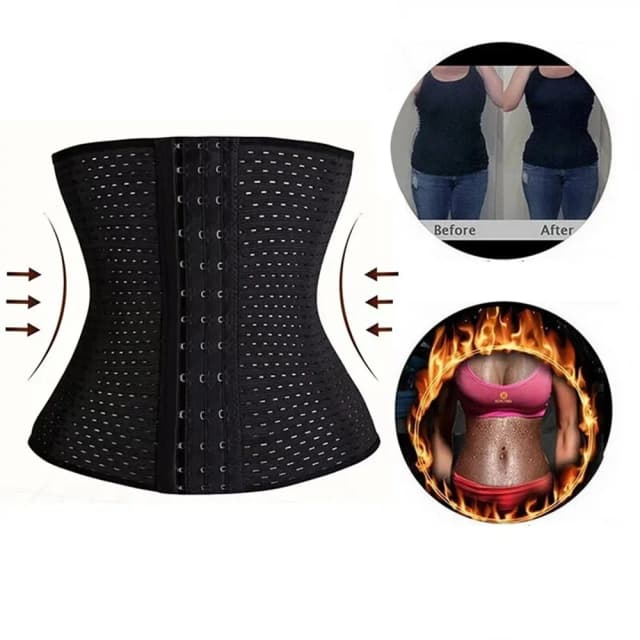 Ropa moldeadora de cuerpo para mujer, corsé moldeador de banda para el vientre negro adelgazante, corsé posparto de vientre plano, ropa moldeadora