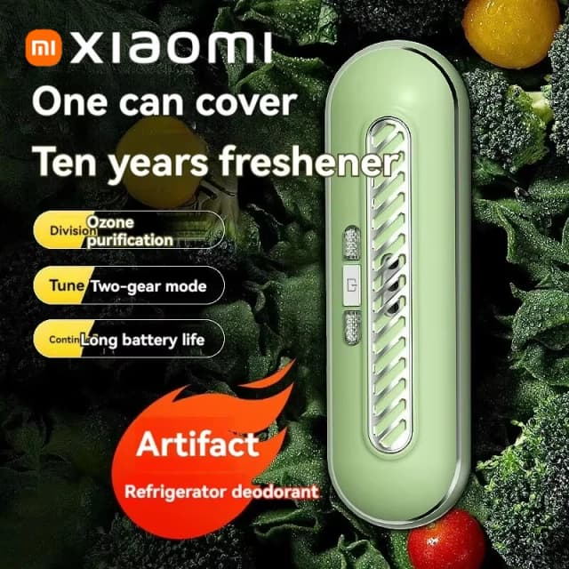 Xiaomi-eliminador de olores para refrigerador, purificador de cocina para el hogar, esterilizador de ozono, armario de zapatos, desinfección, eliminación de olores, purificador de aire