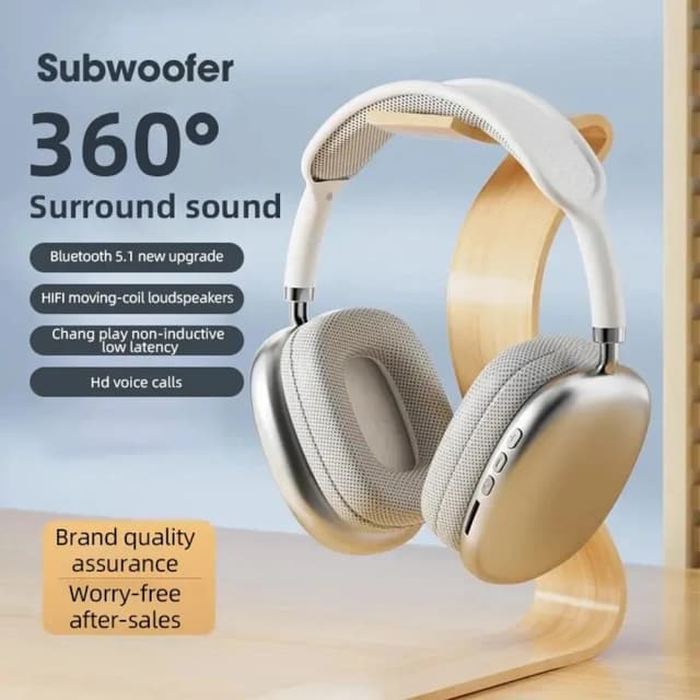 Auriculares inalámbricos P9 con Bluetooth, audífonos con micrófono para deportes al aire libre, videojuegos, cancelación de ruido