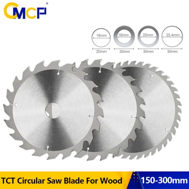 CMCP 190x30mm TCT disco de corte hoja de sierra Circular para madera 20T 24T 40T hoja de sierra de carpintería de carburo