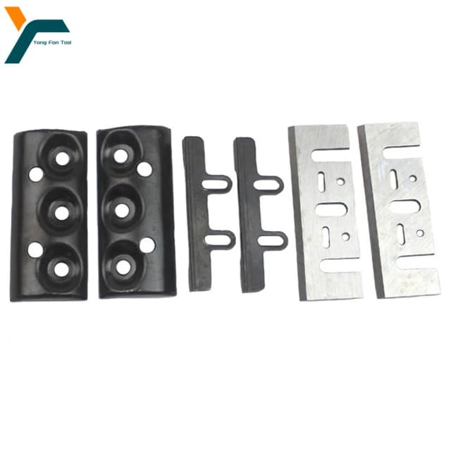 Abrazadera de hoja de cepilladora eléctrica, cubierta de tableta, abrazadera de carpeta, abrazadera exterior para pieza de cepilladora eléctrica Dongcheng FF82 Makita 1900B, 6 uds.