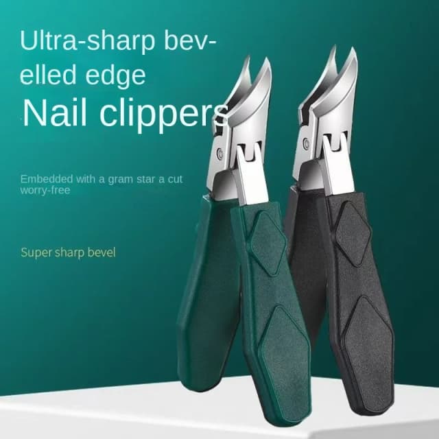 Cortaúñas para uñas encarnadas o gruesas, recortador de uñas, podólogo profesional, pinza para uñas de los pies con acero inoxidable Ultra
