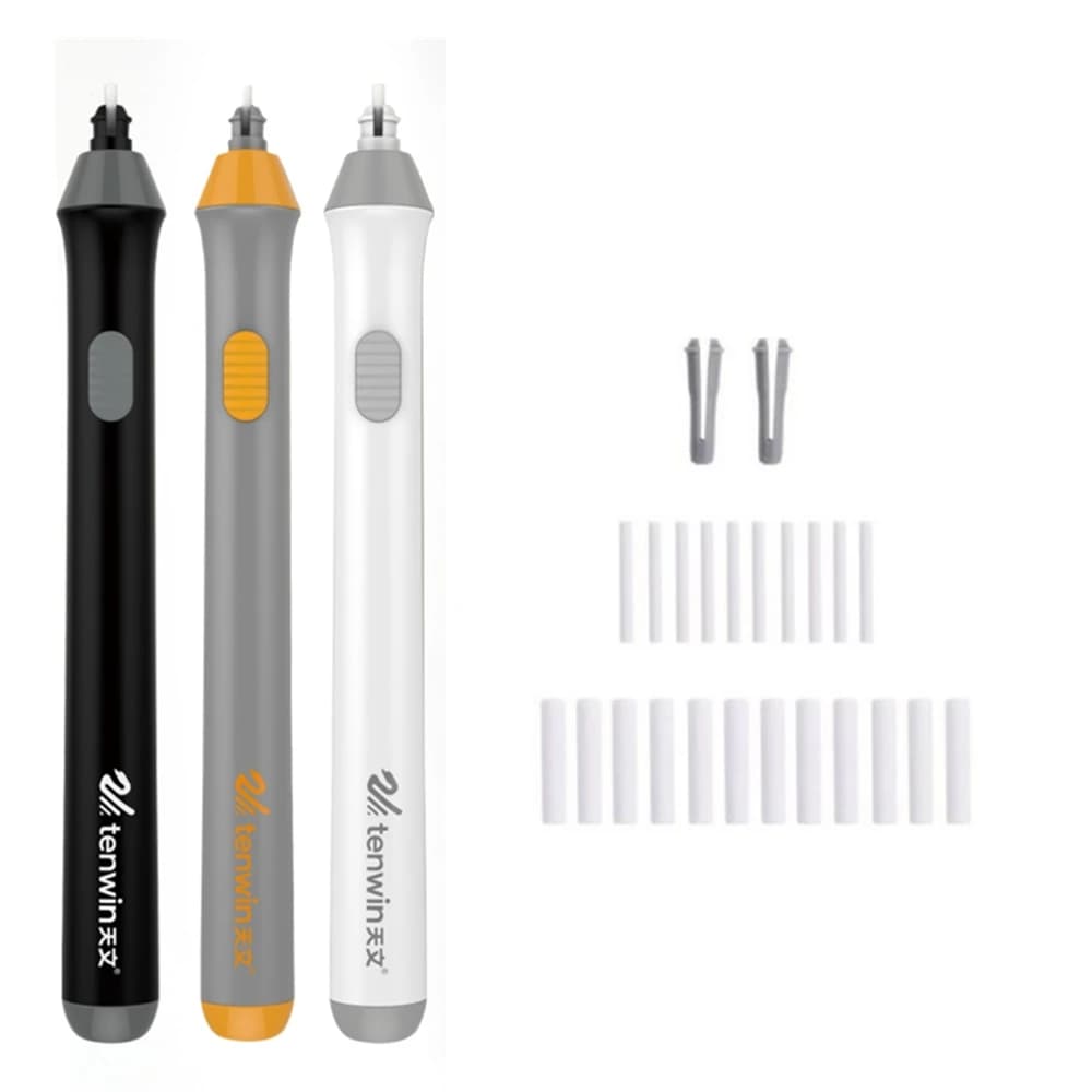 Borradores Escolares eléctricos ajustables, recambios de goma, bocetos, dibujo, borrado, escuela automática, suministros de papelería de goma bonitos