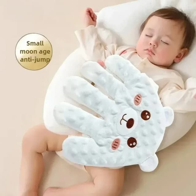 Almohada de palma para bebé recién nacido, ayuda para dormir, palma calmante para bebé, ayuda para dormir, sueño calmante, Control remoto, palma para niños pequeños