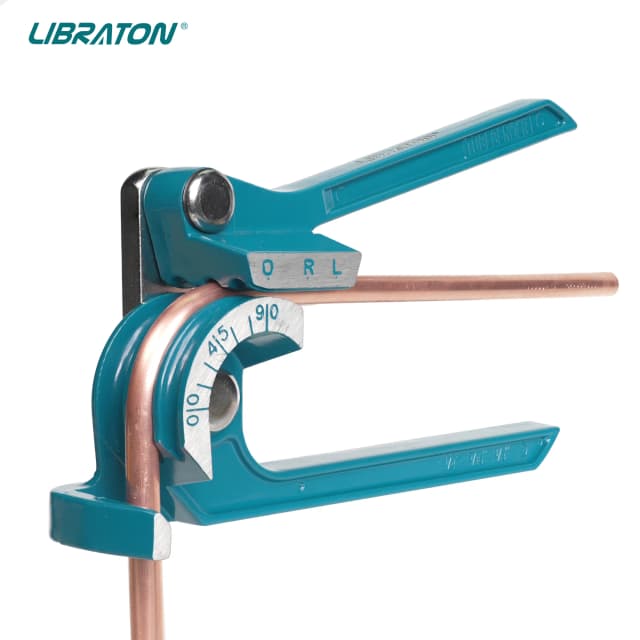 Dobladora de tubos LIBRATON, dobladora de tubos, 3 en 1, 1/4"(6 mm), 5/16"(8 mm), 3/8"(10 mm), para tubos de cobre, latón, aluminio y acero fino