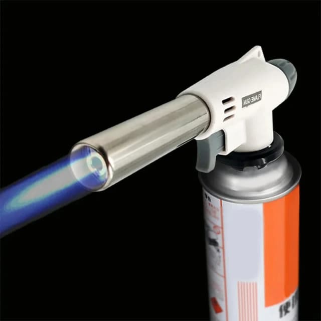 Quemador de Gas de soldadura, soplete de Gas con llama, pistola de llama, soplete para cocinar, soldadura de butano, encendido automático, quemador de gas, encendedor de calefacción