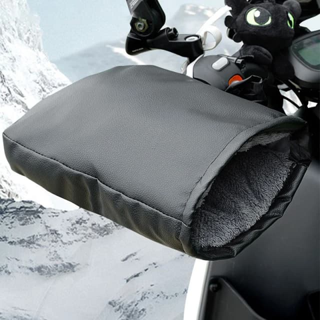 Manoplas impermeables para manillar de motocicleta, equipo de invierno, guantes más cálidos, cubierta de mango de bicicleta, cubiertas de manos, calentadores