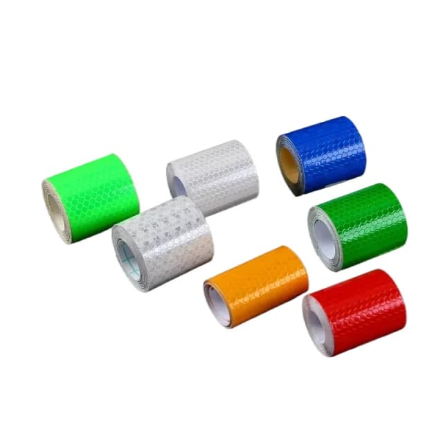 Pegatinas de tira reflectante para coche de 100x5cm, película decorativa estilo tira de advertencia de carretera, cinta de seguridad para coche de bebé y motocicleta segura