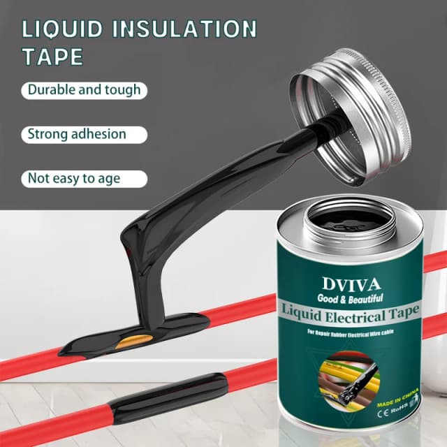 Cinta eléctrica líquida, pasta aislante impermeable, sellador de Cable, capa, línea de fijación, pegamento de reparación, pegamento aislante, 15 ~ 300ml