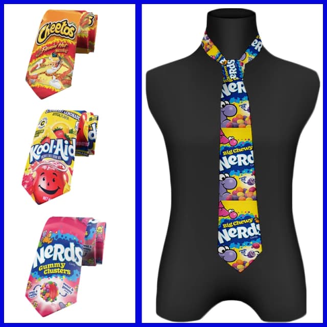 Corbata estampada de arte callejero para jóvenes, corbata informal para skateboard, moda para fiesta de negocios, corbata personalizada, accesorios para camisa