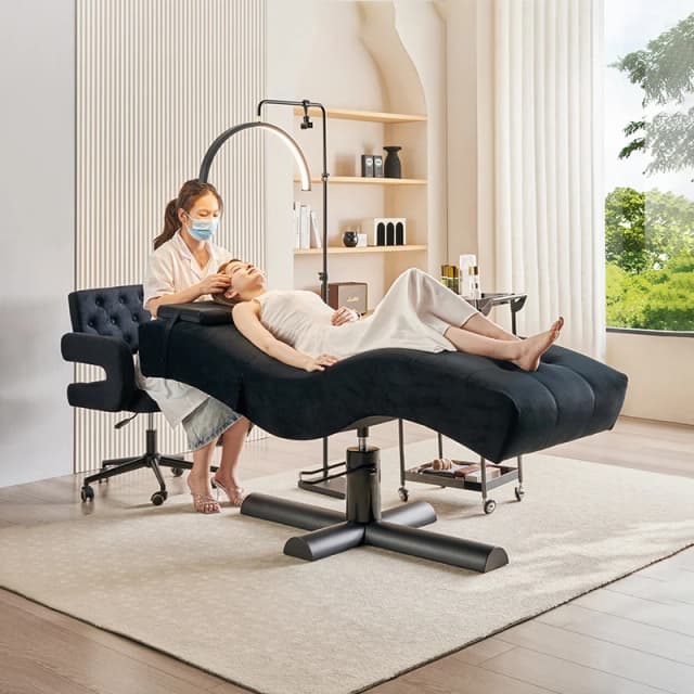XinSheng-cama de Spa Facial eléctrica, mesa de masaje hidroel, salón de pestañas, belleza, sofá ajustable, muebles de tienda de masaje de belleza