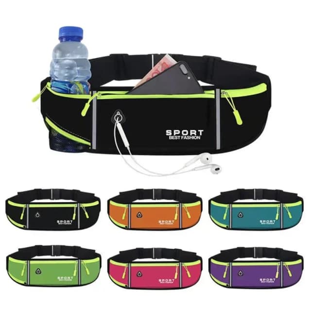 Funda deportiva para correr para teléfono, riñonera para mujer y hombre, impermeable, cómoda, para ciclismo, correr, cinta reflectante de seguridad, cinturón deportivo