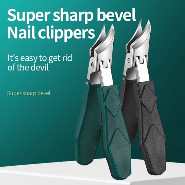 Cortaúñas para uñas encarnadas o gruesas, recortador de uñas, podólogo profesional, pinza para uñas de los pies con acero inoxidable Ultra