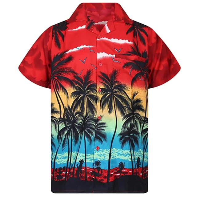 Camisa con estampado 3D de palmeras hawaianas para hombre y mujer, camisas de manga corta informales a la moda, Tops con botones de solapa, ropa Unisex de gran tamaño