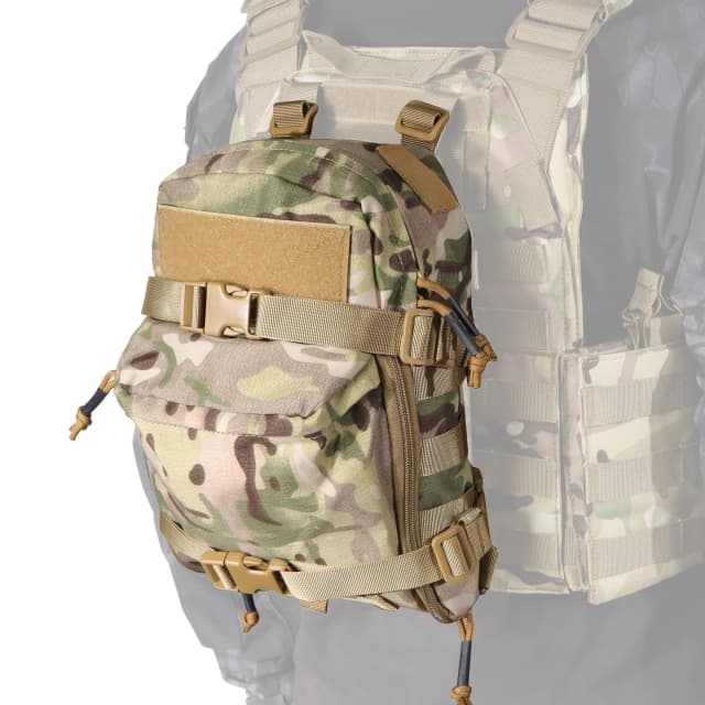 Paquete de hidratación táctica, Mini bolsa de agua con Panel trasero, bolsa Molle de nailon, chaleco ligero para caza, accesorios para manguera, mochila con cremallera