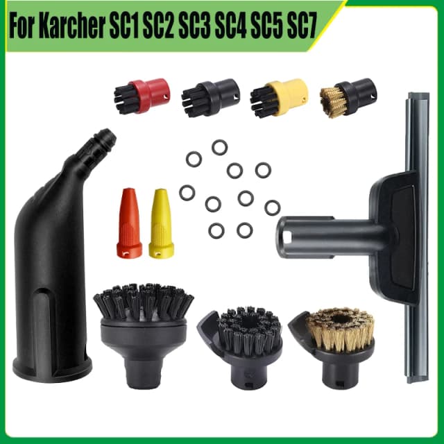 Karcher SC1 SC2 SC3 SC4 SC5 SC7 CTK10 accesorios para aspiradoras de vapor cepillo de limpieza de repuesto accesorios de boquilla redonda