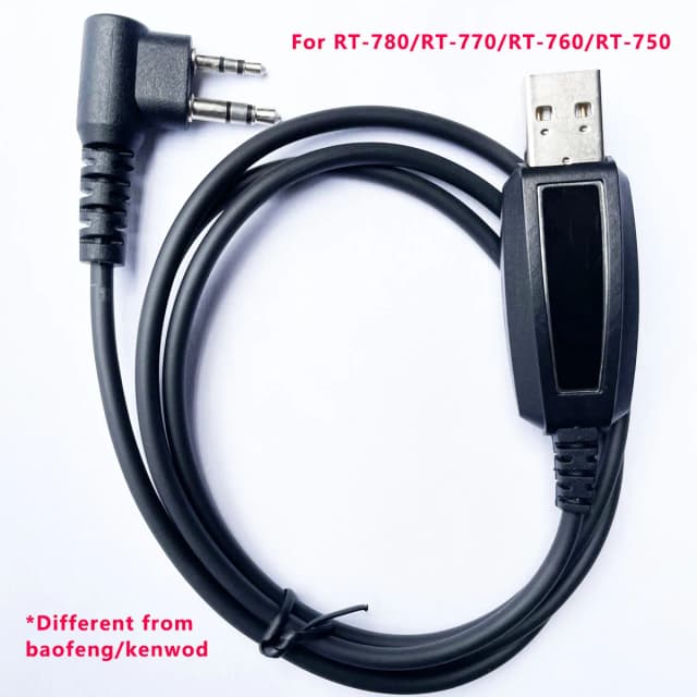 Cable de programación USB Walkie Talkie para Radio bidireccional Radtel RT-780 RT-770 RT-760 RT-750 RT-730