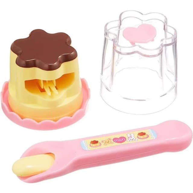 Alimentación de alimentos, pudín, juguete de alimentación, simulación de educación temprana, juguete de pudín de fresa, juego de simulación japonés, juguetes para jugar a las casitas