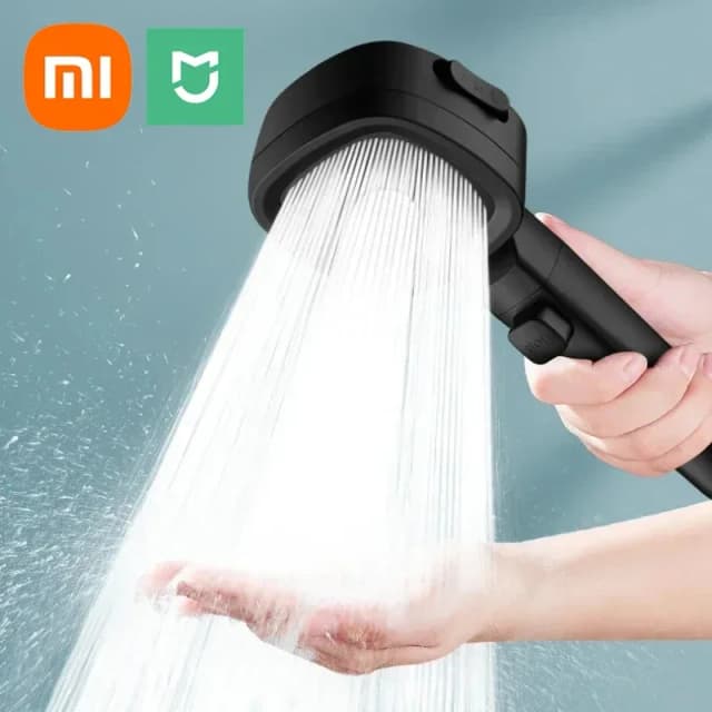 Cabezal de ducha de alta presión Xiaomi, juego de cabezal de ducha con filtro ajustable de 3 modos, nuevo rociador inteligente de accesorios para cabezal de ducha de baño
