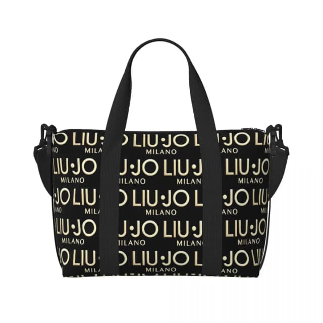 Marca de moda personalizada Liu Jo comestibles Tote bolsas de compras mujeres gran capacidad gimnasio playa bolsas de viaje