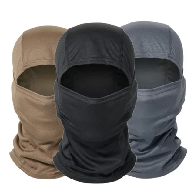 Pasamontañas de secado rápido, máscara deportiva de cara completa, forro para casco de ciclismo suave y transpirable, gorra para correr, senderismo, pesca