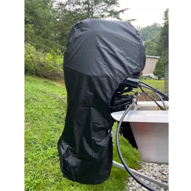 Cubierta de Motor para barco, Protector impermeable UV Oxford medio fueraborda, antigüedad de aire, yate marino, 420D, 6-225HP