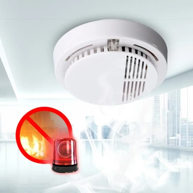 Detector de humo ahumadero combinación alarma de incendio sistema de seguridad para el hogar bomberos combinación alarma de humo protección contra incendios