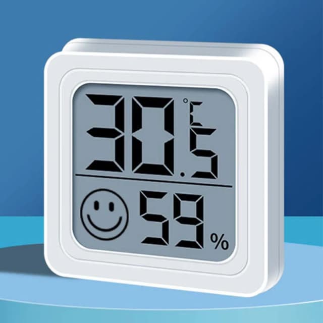 Termómetro Digital LCD, higrómetro para interiores, medidor electrónico de temperatura y humedad, Sensor, estación meteorológica para el hogar ﻿