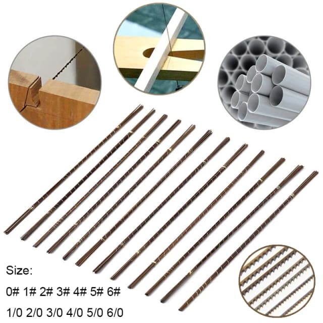 Cuchillas de corte de Metal para carpintería, lote de 12 piezas-144 piezas, hojas de sierra para procesamiento de joyas, herramientas manuales para manualidades