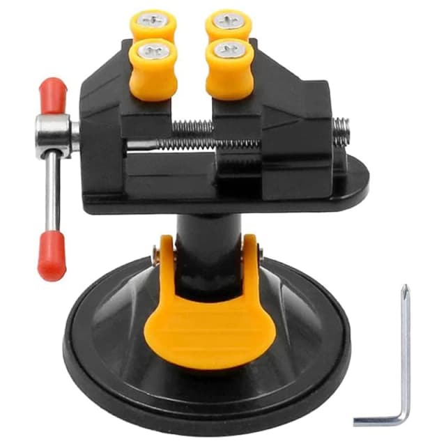 Soporte de tornillo de banco para joyería, prensa de taladro giratoria, Mini banco de mesa Universal, abrazadera de tornillo, tornillo de mesa de grabado, tornillo giratorio ajustable