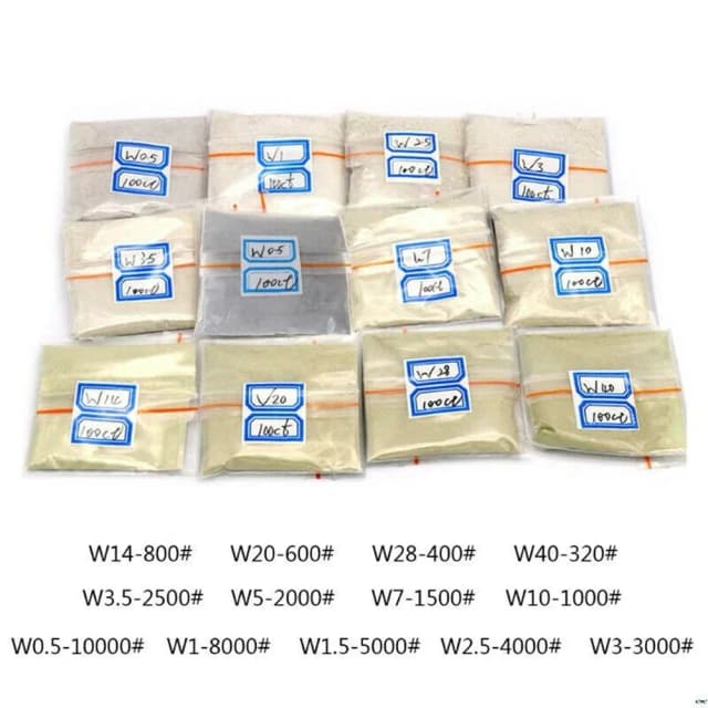 320-10000Grit 20 Gramos de Diamante. Pulido en polvo, herramienta de pulido áspero/espejo para herramientas de pulido de unión de Metal, producto de galvanoplastia