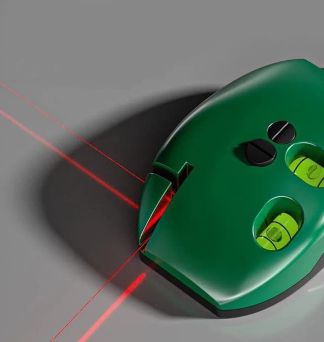 Nivel láser de 90 grados, nivel de línea infrarroja electrónica, herramienta de nivel de pared de larga distancia de alta precisión, medidor portátil alimentado por batería